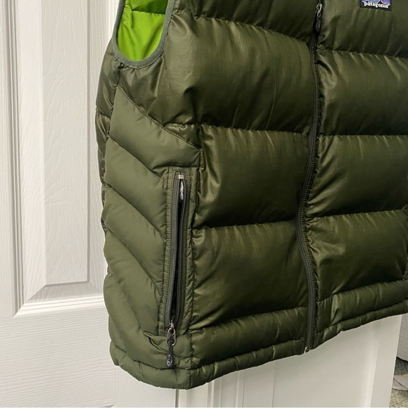 Patagonia Puffy Vest in Dark Green Men’s Large in Great Used Condition - Picture 7 of 11